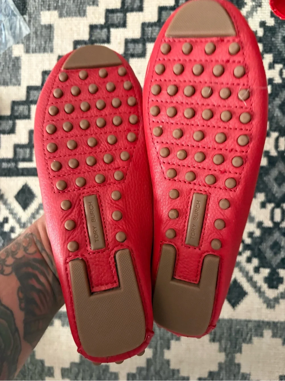NWOT Tory Burch Kira leather driving loafers